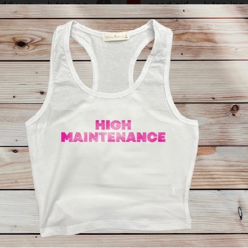 HIGH MAINTENANCE CROP TOP